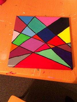 Formes géométriques colorées