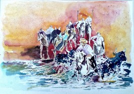 sc&egrave;ne camarguaise