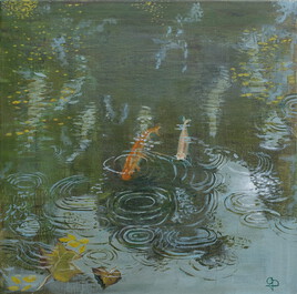 Poissons sous la pluie