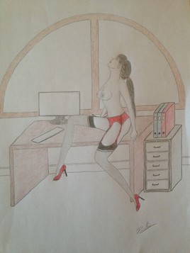 La secr&eacute;taire...