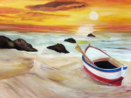 Barque &eacute;chou&eacute;e