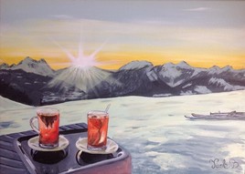 "Petite pause sur les pistes"