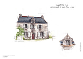 SARZEAU - Maison natale d'Alain LE SAGE