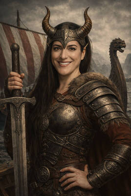 Catherine Goulet (Sexologie) en guerriere viking