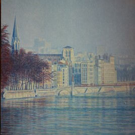 Lyon dans la brume de Novembre