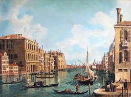 Venise - Le Grand Canal vu du Campo San Vio