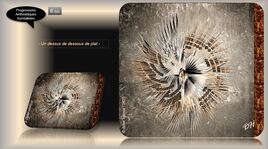 Un dessus, de dessous de plat