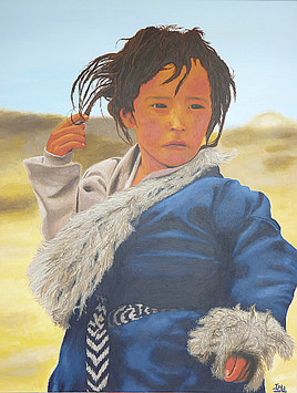 Jeune fille Tibétaine