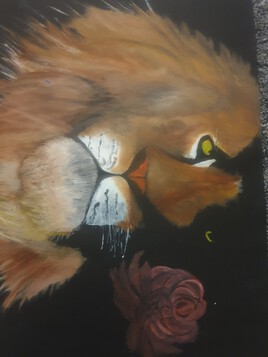 Le lion et la fleur