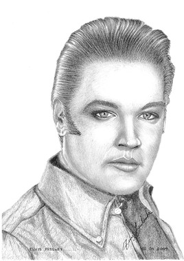 Dessin Elvis Presley