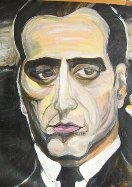 " Détail du tableau de Al Pacino ... "