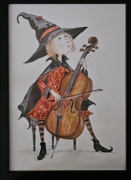 Petite sorciere &agrave; la coccinelle