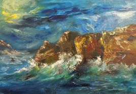 force mer vague  tempete