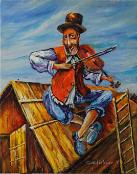 Un violon sur le toit.