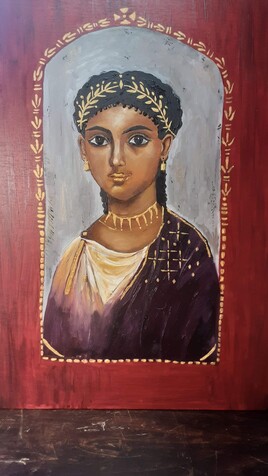 Portrait gr&eacute;co-romain Fayoum