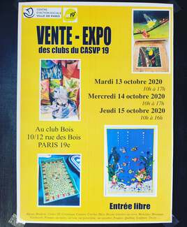 Exposition 13 / 14 / 15 Octobre Paris 19ème