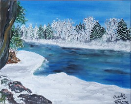 nature endormie sous la neige