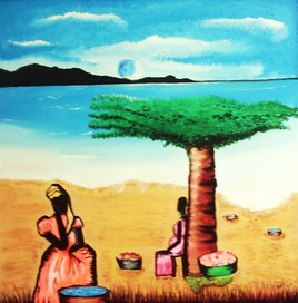 fin du march&eacute; plage