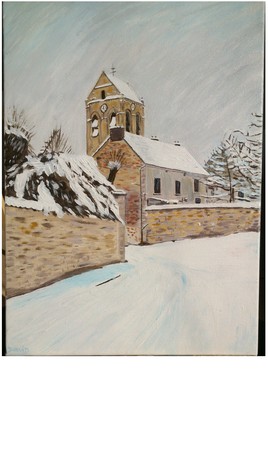 Eglise et neige