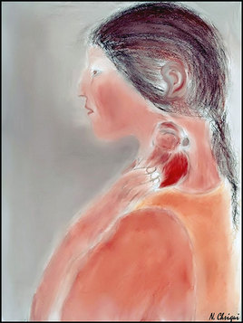 La femme au petit oiseau