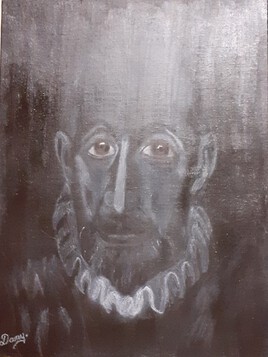 El Greco d apres un auto portrait du peintre