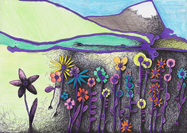 Fleurs de p&eacute;trole