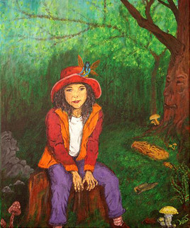 Fille &agrave; la f&eacute;e