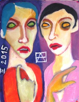 Deux femmes aux doigts (2015)