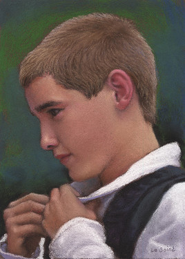 Pastel 071209 Jeune garçon breton