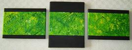 triptyque vert