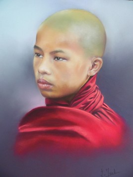 jeune moine tibétain