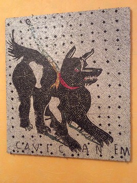 cave canem pompeï ( mosaïque)