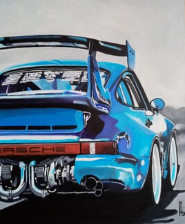 PORSCHE BLEUE