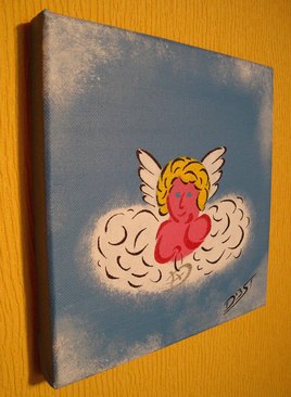 Petit ange sur son nuage