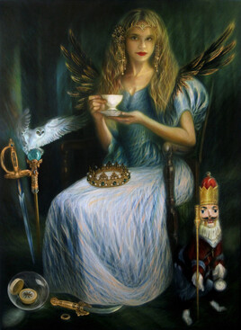 "This is Not A Fairy Tale". Huile sur toile. 140x100cm