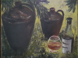 Les cruches et le vin
