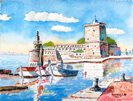 La tour du Roy rené au Vieux-Port de Marseille