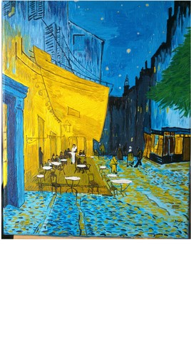 terrasse du café le soir (d'après Vincent Van Gogh)