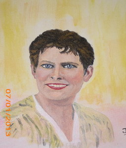 pour la saint valentin "portrait de sa muse "