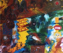 Colgado en la frontera