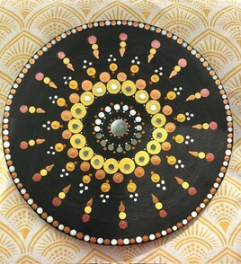 Mandala Rouille Marron