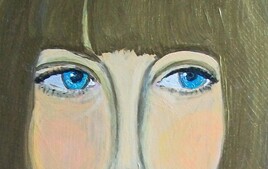" Les yeux bleus symbole de liberté ... "