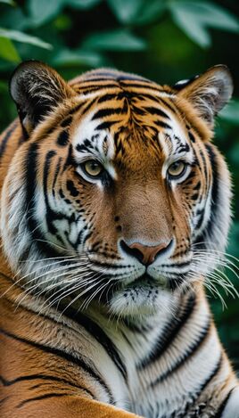 le roi de la jungle d'Asie