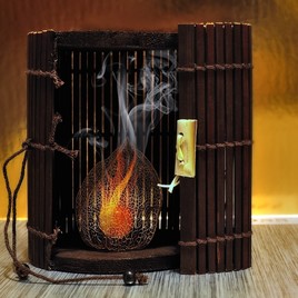 Les feux de l'amour...en cage