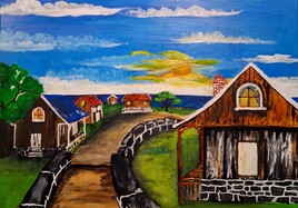 Un village canadien fran&ccedil;ais