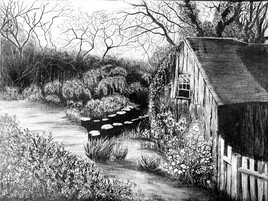 La cabane  au fond du jardin.    Vendu