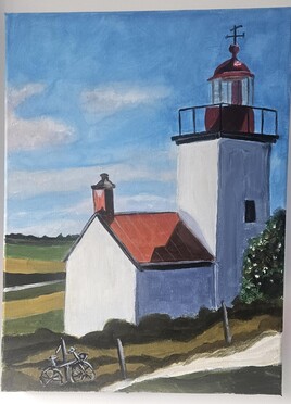 La bicyclette au pied du Phare