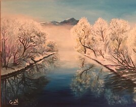 Arbres poudr&eacute;s