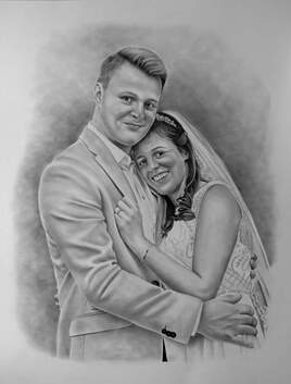 Portrait d'apr&egrave;s photo