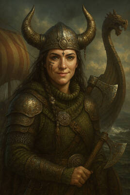 Catherine Goulet (Sexologie) en guerri&egrave;re viking